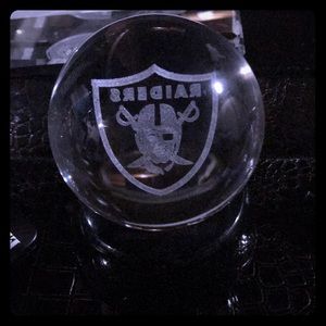 raiders ball (glass)